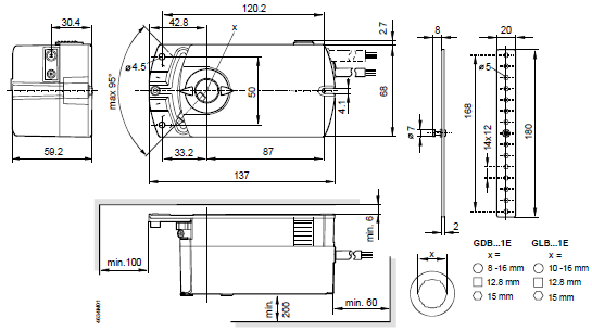 Электропривод Siemens GDB331.1E