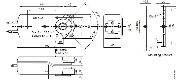 Электропривод Siemens GMA321.1E/4N
