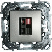 Аудио розетка   SE Unica Top, алюминий