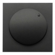 Накладка светорегулятора с желтой световой индикацией (черный бархат) LK60