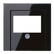 Накладка для USB зарядки и акустических розеток Jung A Черный