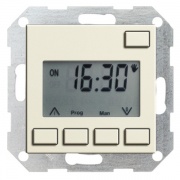 Таймер электронный Easy Gira System 55 крем глянцевый