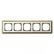 Рамка 5-ая Gira ClassiX Бронза/Кремовый