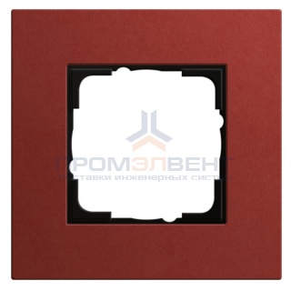 Рамка 1-ая Gira Esprit Linoleum-Multiplex Красный