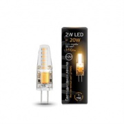 Лампа Gauss G4 12V 2W 190lm 2700K силикон LED 1/10/200