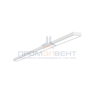 Светодиодный светильник "ВАРТОН" офисный накладной 1195*100*50мм 36 ВТ 4000К с функцией аварийного освещения