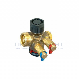 Вентиль балансировочно-регулирующий Oventrop Cocon QTZ - 1/2" (НР/НР, 30-210 л/ч, с ниппелями)