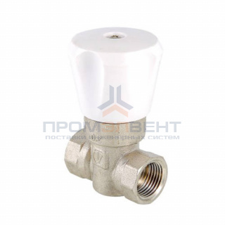 Вентиль ручной прямой VALTEC VT.004.N - 1/2" (ВР/ВР, PN16, Tmax 150°C)