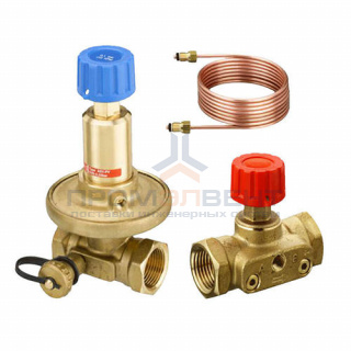 Комплект клапанов Danfoss APT 3/4" и CDT 1" (ВР/ВР, PN16, Tmax 120°C)