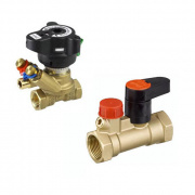 Комплект клапанов Danfoss MVT/MSV-S - 1"1/4 (балансировочный и запорный, ВР/ВР, PN20, Tmax 120°C)