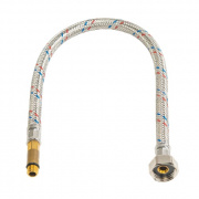 Подводка под смеситель гибкая STOUT (Смеситель/Гайка) - M10(35мм) x 3/8", длина 400 мм