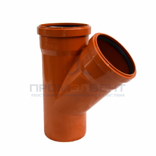 Тройник SINIKON НПВХ 400/315x45