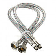 Комплект подводок под смеситель Mateu (Штуцер/Гайка) - М10-1-35/M10-18 x 1/2" (длина 600 мм, 2шт)