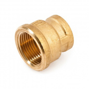 Муфта латунная резьбовая переходная STOUT - 1"1/2 x 1/2"