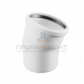 Отвод 15° REHAU RAUPIANO PLUS - 50 (для системы внутренней канализации)