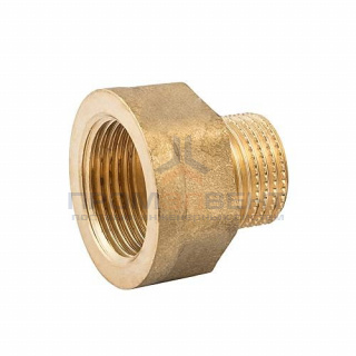 Переход с наружной на внутреннюю резьбу ELSEN METALIT EBF20 - 3/4" x 1" (латунь без покрытия)