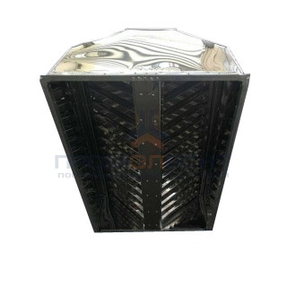 Зонт 2000х2000х400 с лабиринтным ЖУ из оцинкованной стали