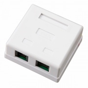 Комбинированная розетка RJ-11+RJ-45 (телефон + компьютер)