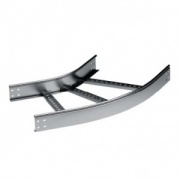 Угол горизонтальный 45? 100x500 R600, цинк-ламельный