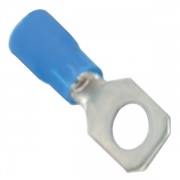 Наконечник с отверстием под винт и изолир.фланцем 1,5-2,5 кв.мм 10,2 мм (50шт) синий (НКИ)