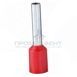 Наконечник штырьевой втулочный изолированный НШвИ 10,0-12 (уп.100шт) КВТ