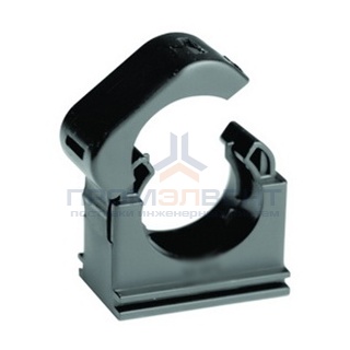 Держатель с крышкой DN 17 мм, полиамид, цвет чёрный DKC