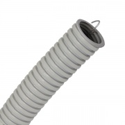 Труба гофрированная ПВХ d32мм с протяжкой [бухта 25м]