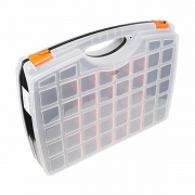 Ящик пластиковый для крепежа и инструмента двухсторонний 425х330х85мм