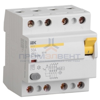 УЗО ВД1-63 4Р 50А 100мА ИЭК
