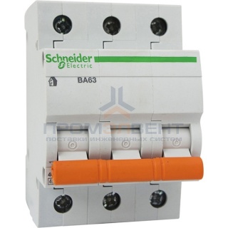 Автоматический выключатель Schneider Electric ВА63 3п 32A C 4,5 кА (автомат)