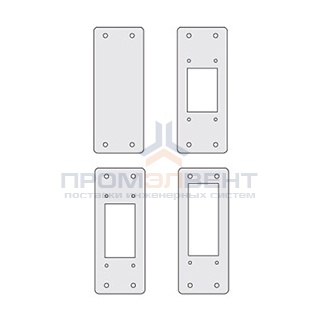 Заглушки для пром. панелей, переходник 24/10, 1 упаковка - 4шт.