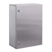 Навесной шкаф CE из нержавеющей стали (AISI 304), 400 x 300 x 150мм, с фланцем
