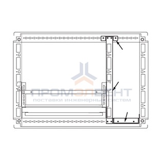 Комплект кабельного отсека, для шкафов CQE 2000 x 500мм