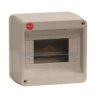 Щиток настен. без дверцы   8мод., IP40, серый