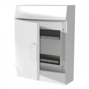 Бокс настенный ABB Mistral41 24М непрозрачная дверь с клеммным блоком