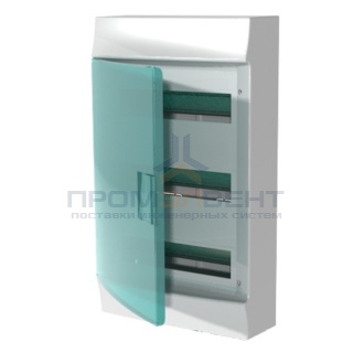 Бокс настенный ABB Mistral41 36М (3x12) зеленая дверь без клеммного блока