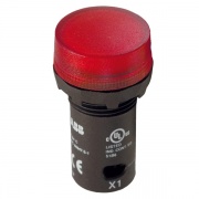 Лампа ABB CL-523R красная со встроенным светодиодом 230В AC